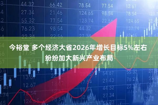今裕堂 多个经济大省2026年增长目标5%左右 纷纷加大新兴产业布局